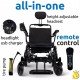 Majestic Iq-8000 Remote Controlled Electric Wheelchair With Recline (17.5” Or 20” Wide Seat)