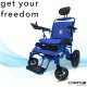 Majestic Iq-8000 Remote Controlled Electric Wheelchair With Recline (17.5” Or 20” Wide Seat)